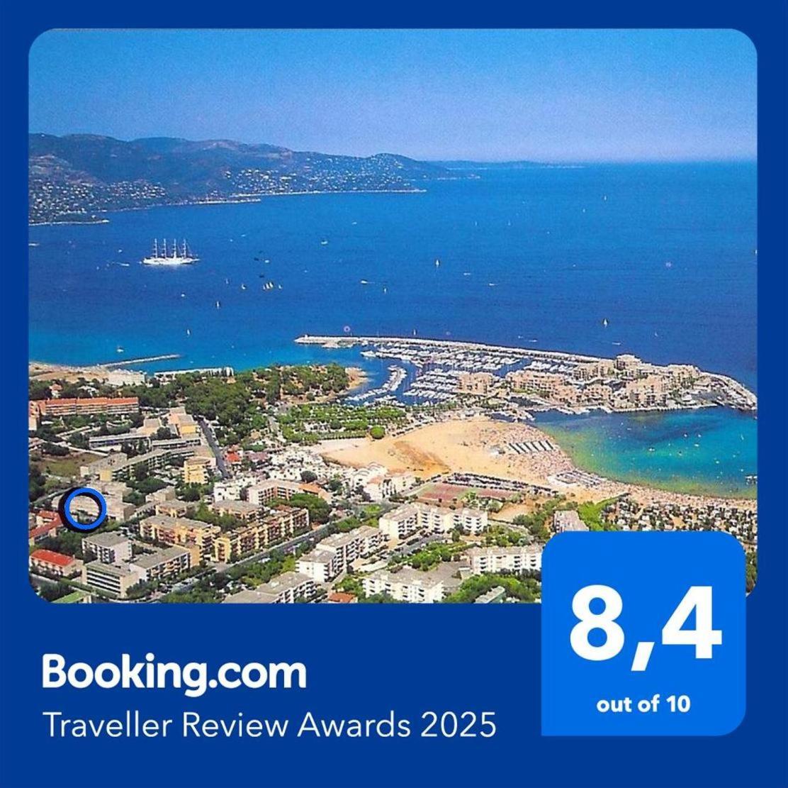 T2 Terrasse, Bormes Les Mimosas La Faviere, 5 Pers, 5 Mn A Pieds Des Plages Et Commerces Exterior foto